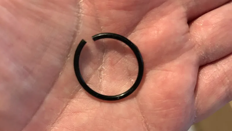 Perished-o-ring Perished O-ring